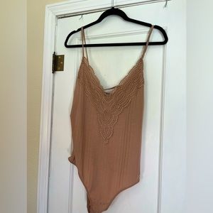 COPY - Just Polly size extra large brown women’s bodysuit
